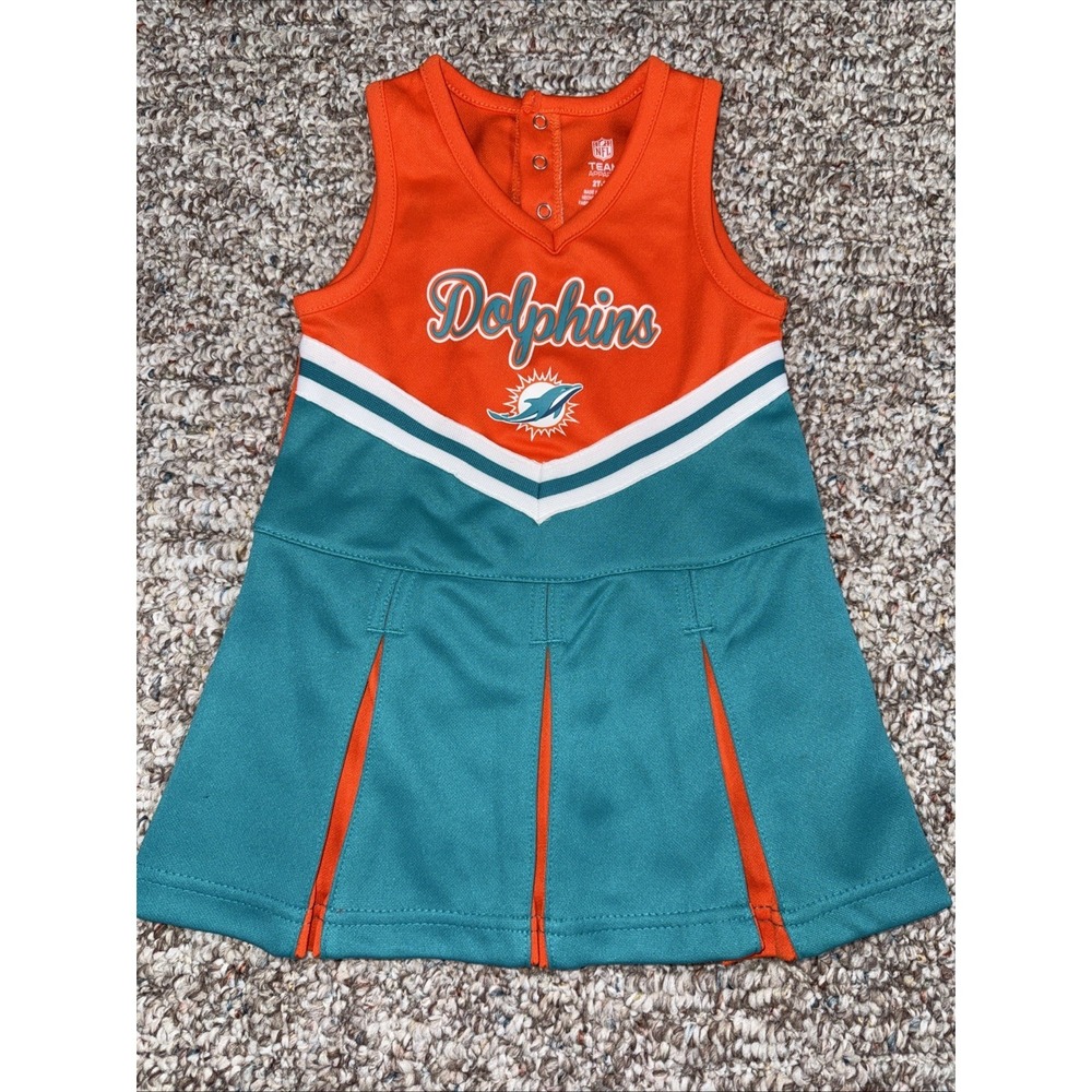 NFL Miami Dolphins 24M 2T Cheerleader Outfit Toddler‎ Fan Florida